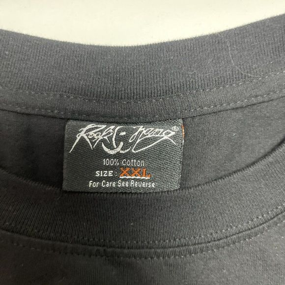 Cafe Racer Rock Chang Black Double Sided Motorcycle T Shirt Mens Size XXL - Picture 4 of 9